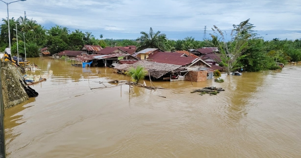 Ketinggian Banjir di Dua Kecamatan Aceh Singkil Capai 1,5 Meter